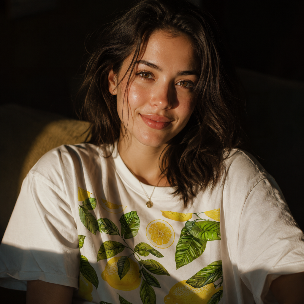 Lemon Grove Oversized Graphic T-Shirt | THE VELVET LOOM