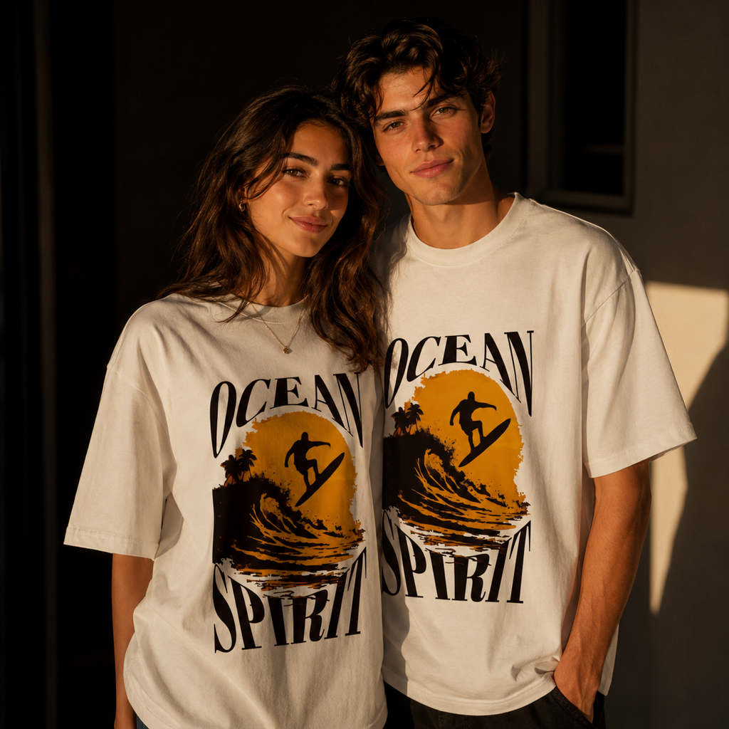 Ocean Spirit Oversized T-Shirt | THE VELVET LOOM