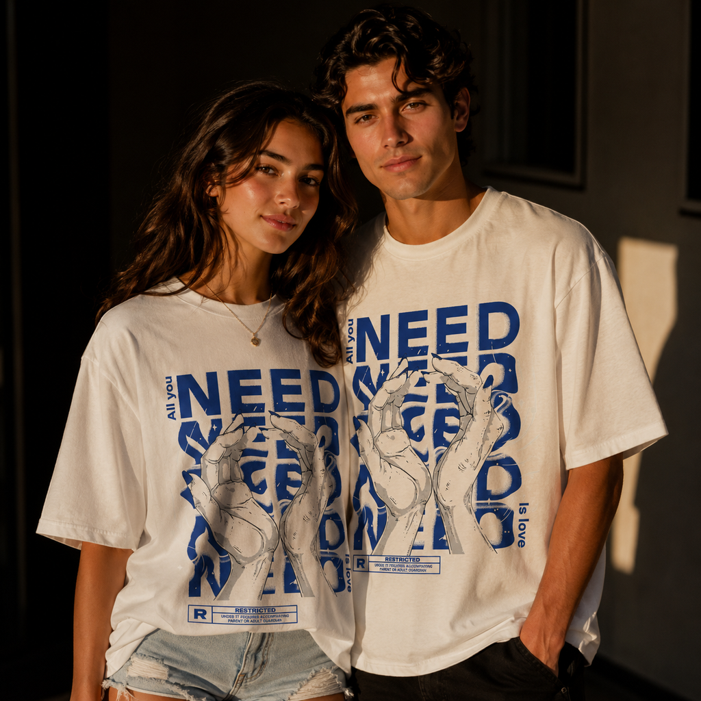 Need Somebody Oversized T-Shirt | THE VELVET LOOM