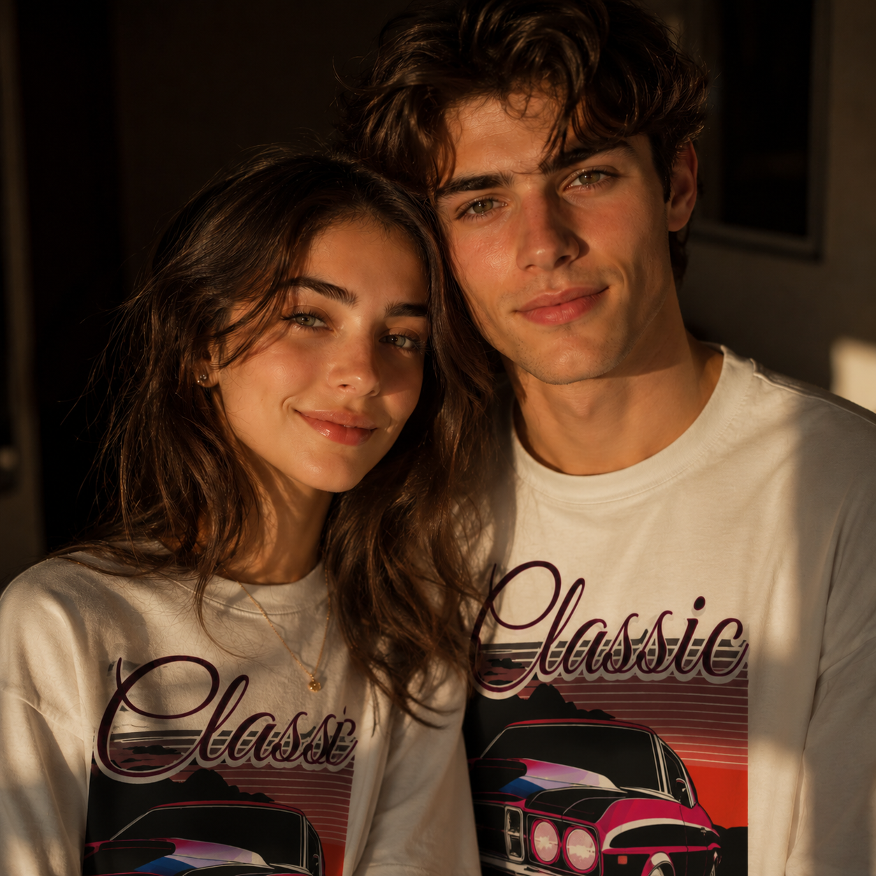 Classic Beauty Vintage Cruiser Oversized T-Shirt | THE VELVET LOOM