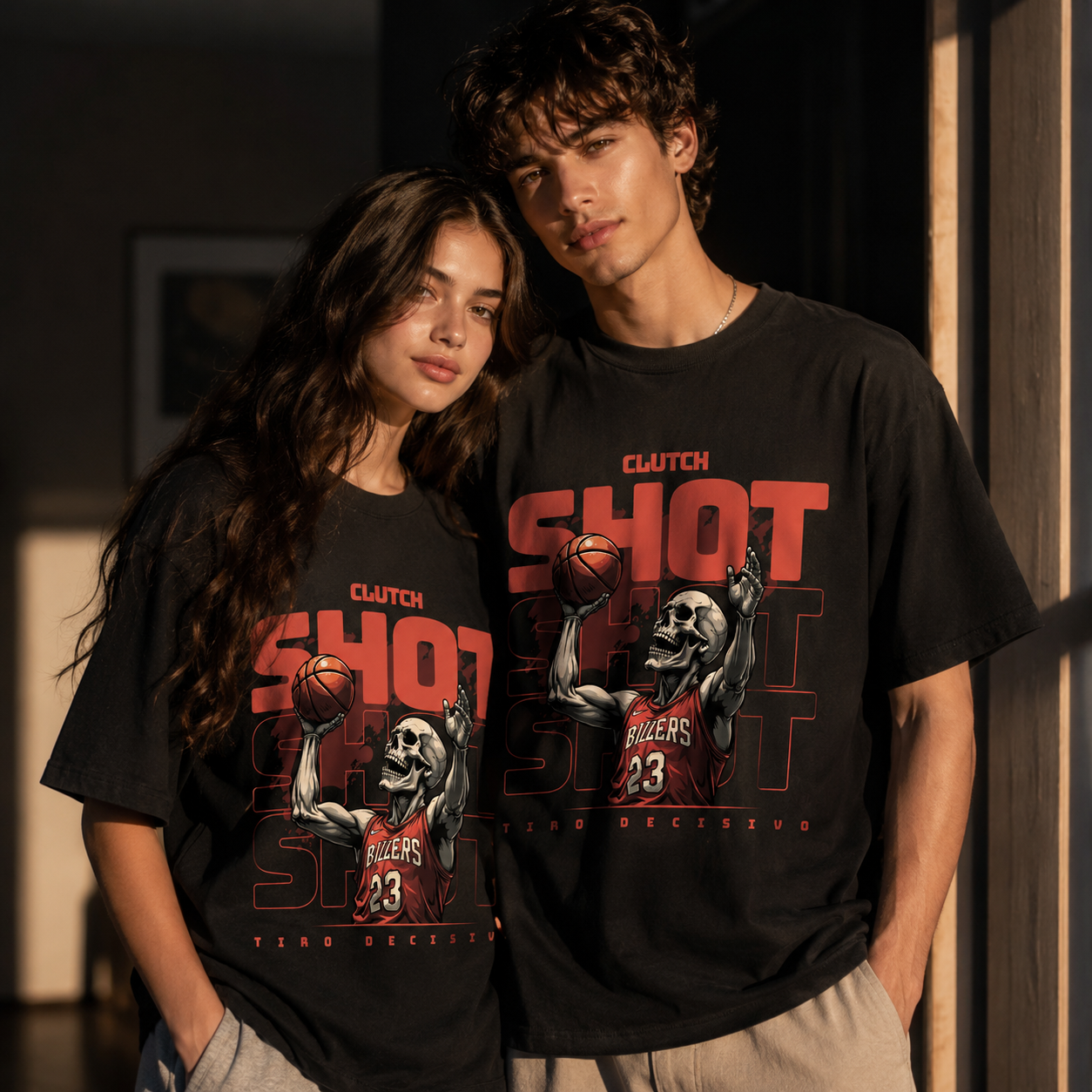 Clutch Shot Premium Black Oversized Graphic Printed T-Shirt |The Velvet Loom
