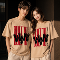 Built To Win Oversized Graphic T-Shirt – Premium Beige 250 GSM Streetwear Tee