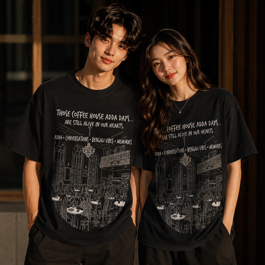 BANGALI THEME "Vintage Hoops" Heavyweight Oversized Graphic Tee