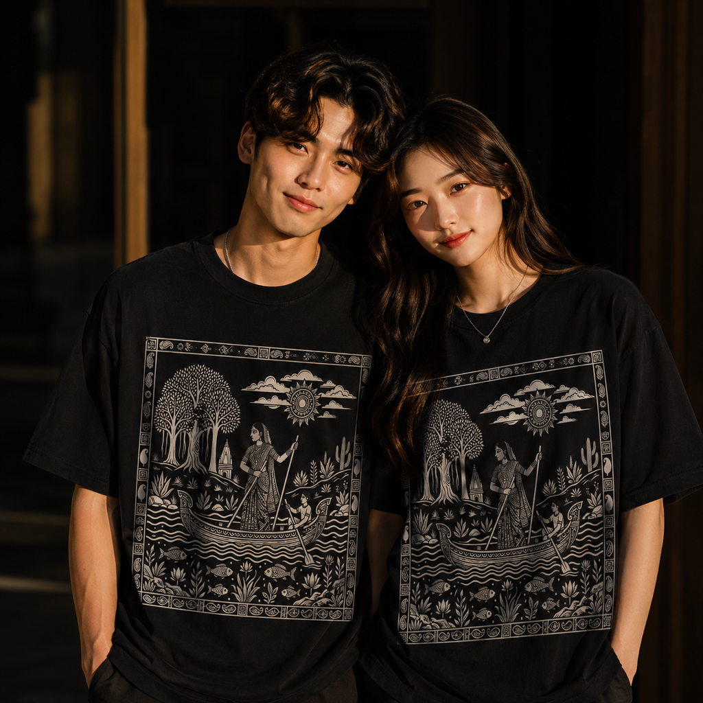 The Cultural Heritage Oversized T-shirt | 250 GSM Pure Cotton