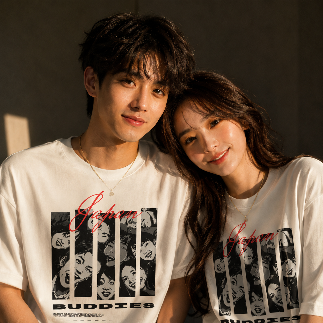 JAPAN BUDDIES Oversized 250 GSM Graphic T-Shirt | THE VELVET LOOM