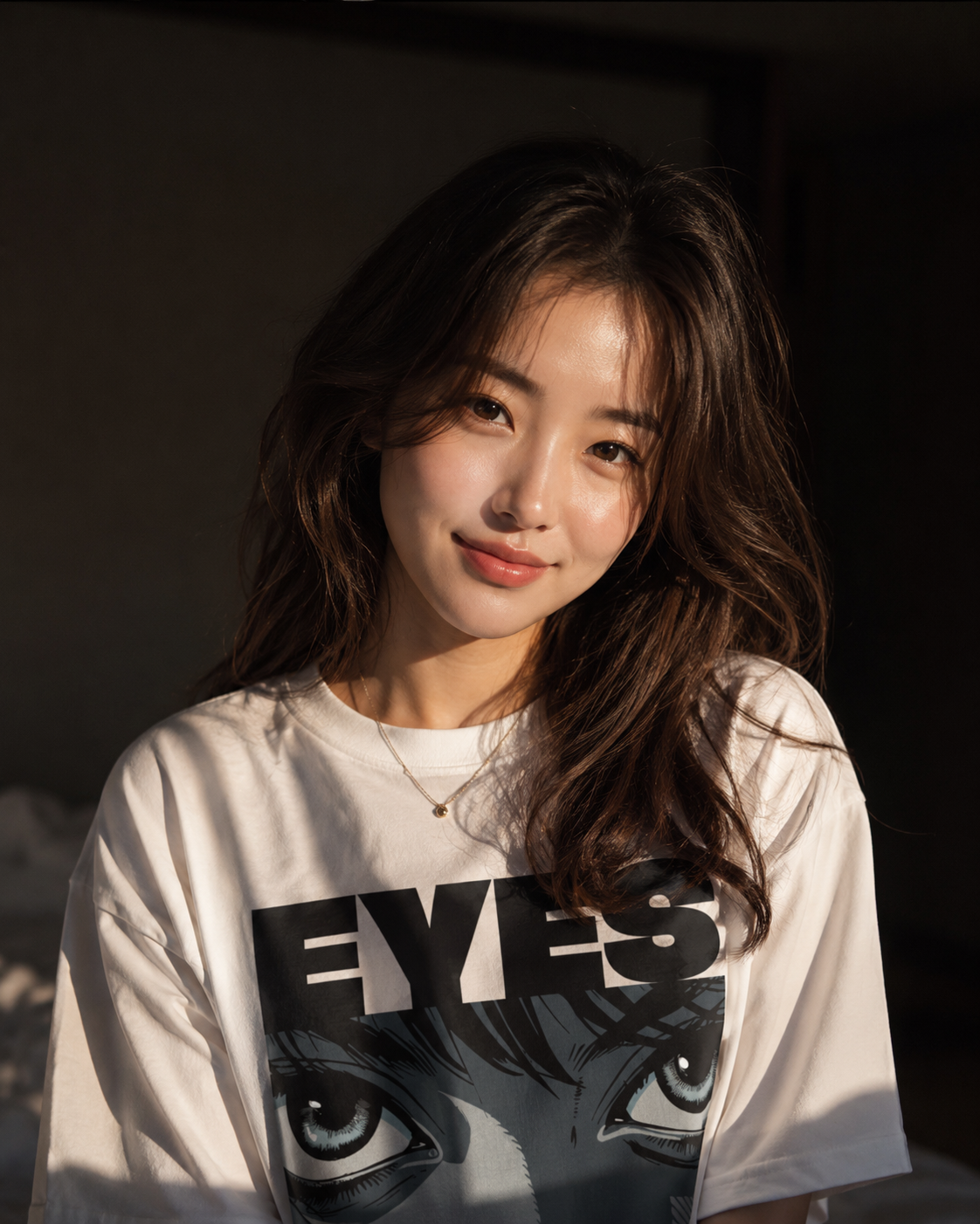 EYES ON THE FUTURE – Premium 250 GSM Oversized Graphic T-Shirt