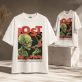 Retro-Sci-Fi "Lost in Stars" Heavyweight Unisex Tee | Ivory Off-White
