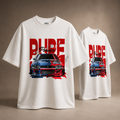 The "Pure Power" Legacy Off-White oversizedTee | HEAVY WEIGHT 250 GSM