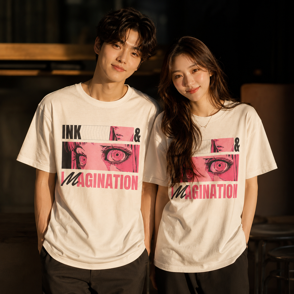 INK & IMAGINATION Oversized Graphic T-Shirt – Premium 250 GSM Streetwear Edition