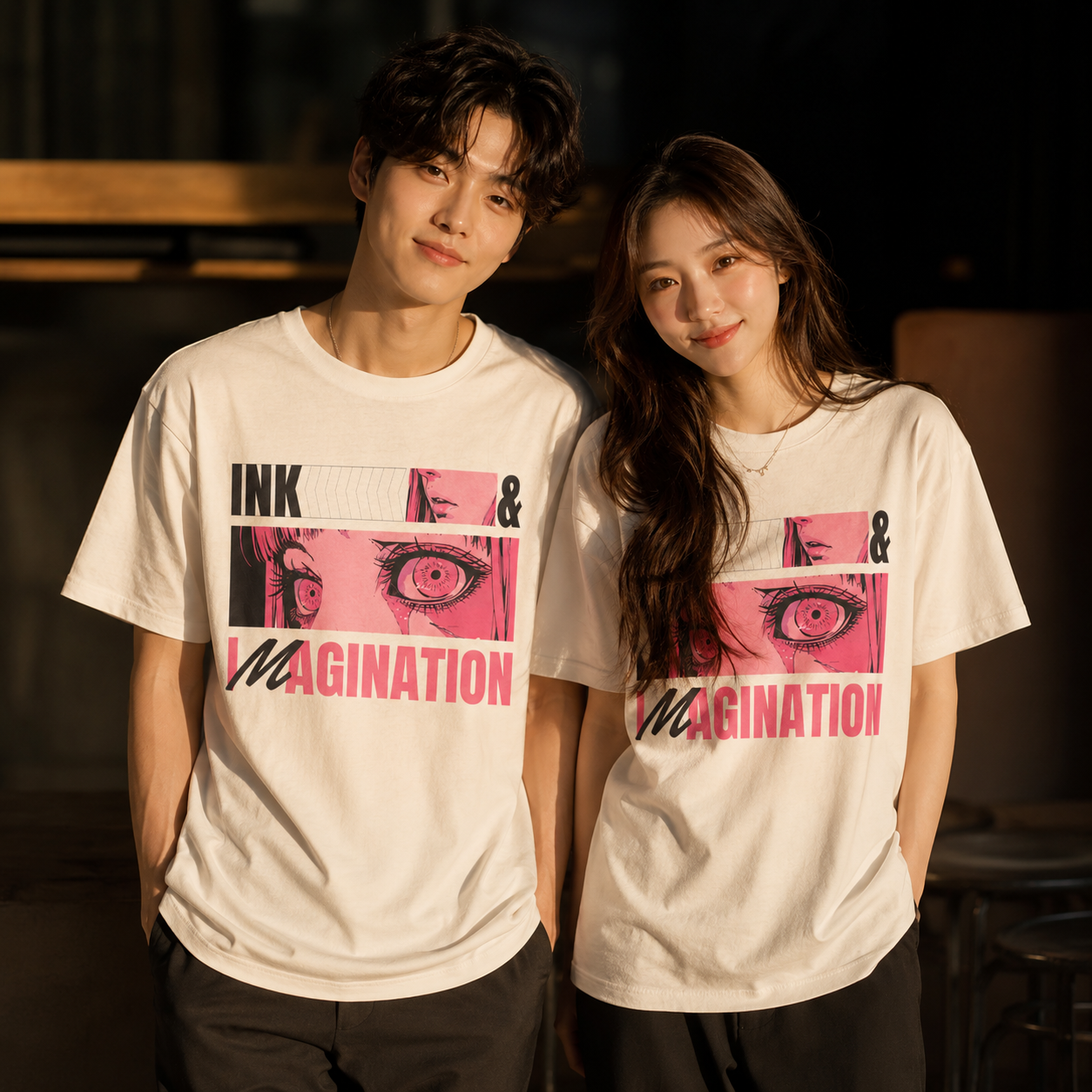 INK & IMAGINATION Oversized Graphic T-Shirt – Premium 250 GSM Streetwear Edition