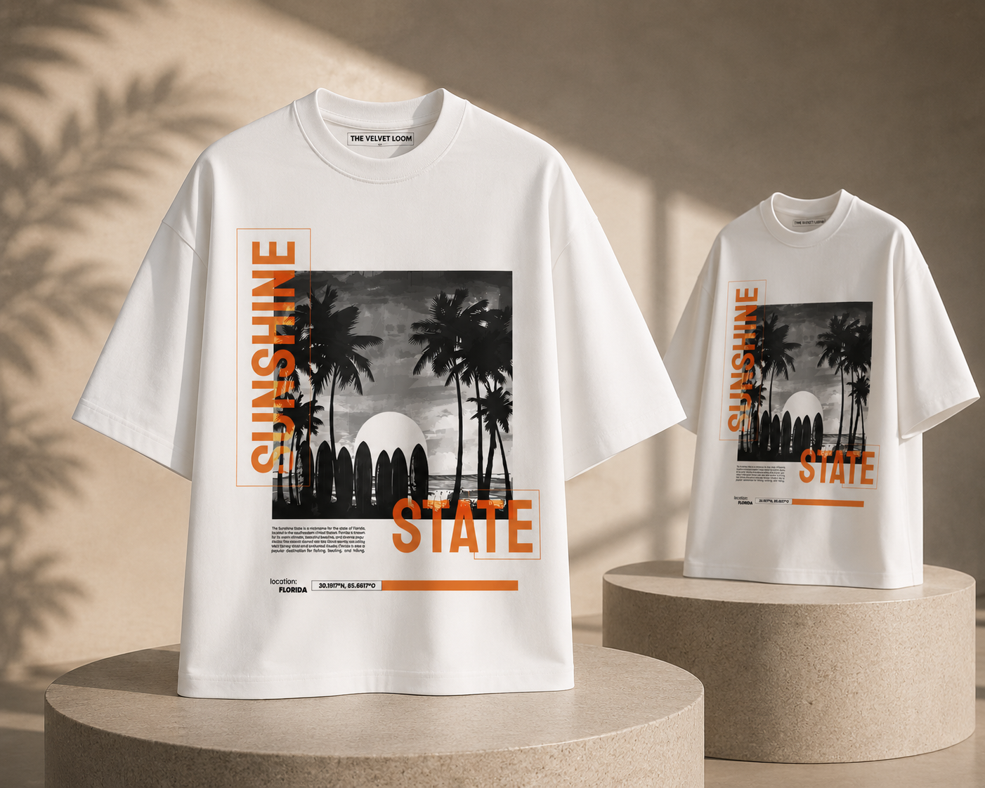 SUNSHINE STATE 250 GSM Oversized Graphic T-Shirt