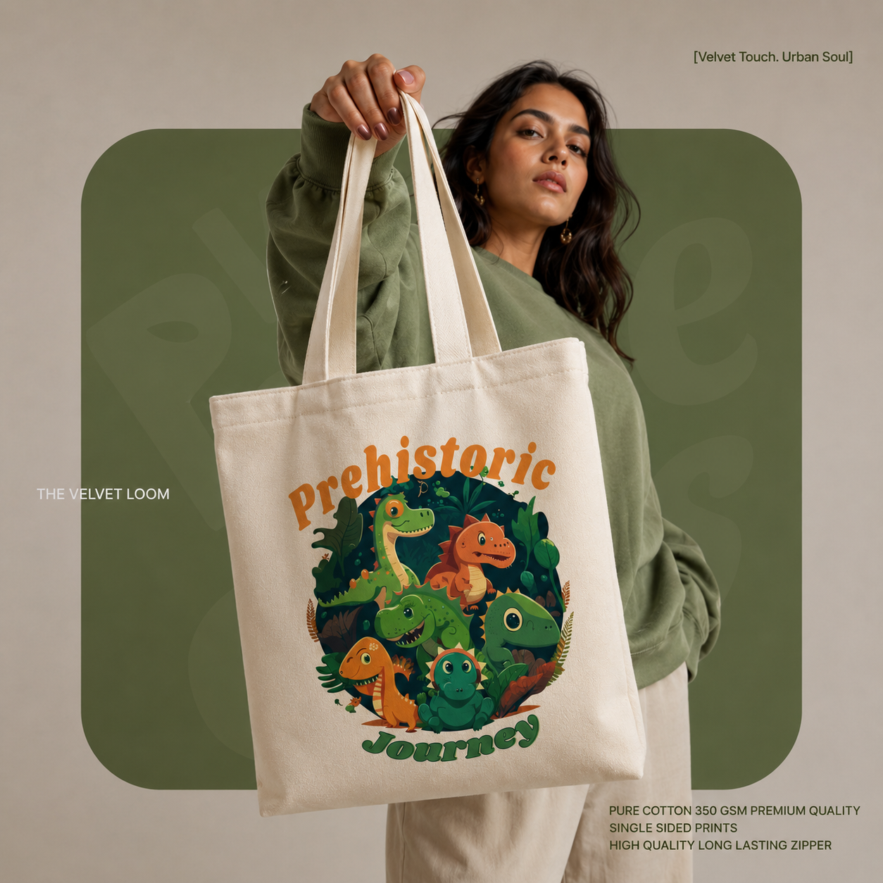 The Prehistoric Journey Tote Bag